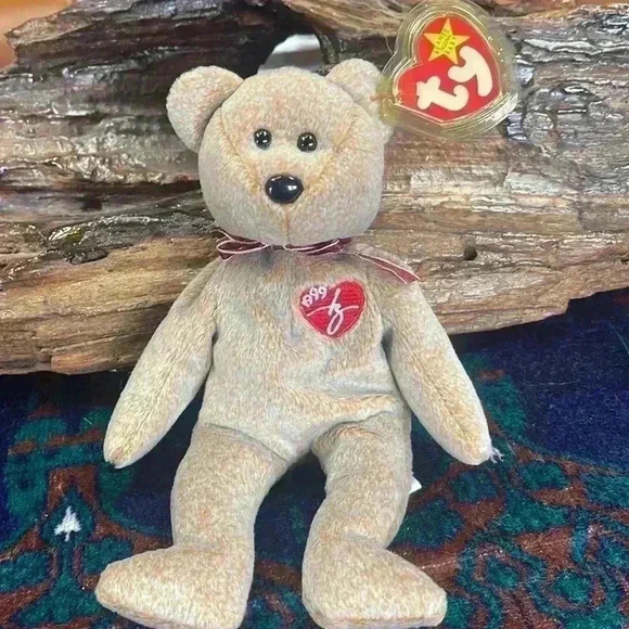 Ty 1999 signature bear. Still has tags on it and protective covering. Perfect - Picture 7 of 7